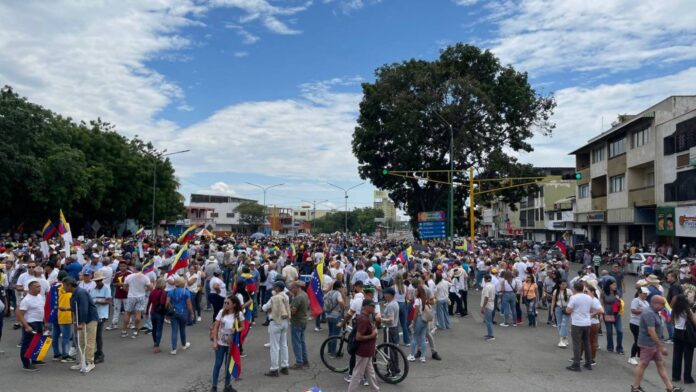 Manifestación en Barquisimeto