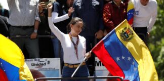 María Corina Machado dirigente opositora de Venezuela