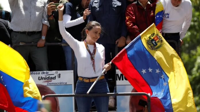 María Corina Machado dirigente opositora de Venezuela