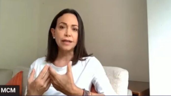 María Corina Machado en entrevistas con alianza de medios