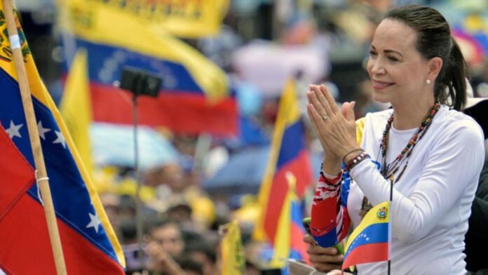 María Corina Machado figura de la oposición en Venezuela