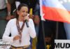 María Corina Machado líder opositora en Venezuela