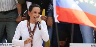 María Corina Machado líder opositora en Venezuela