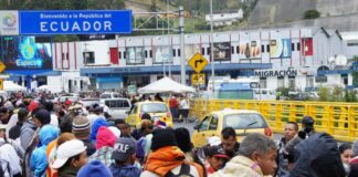 Migrantes venezolanos en Ecuador