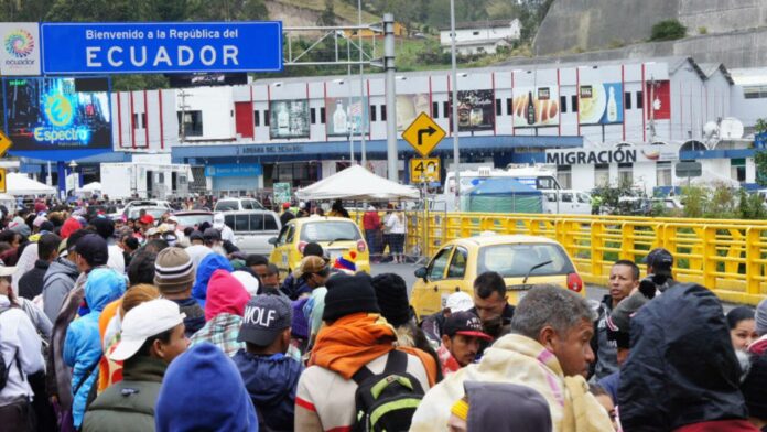 Migrantes venezolanos en Ecuador