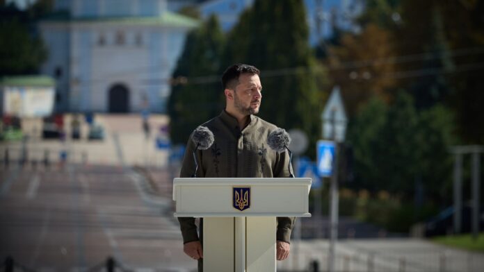 Presidente de Ucrania, Volodymyr Zelenskyy.