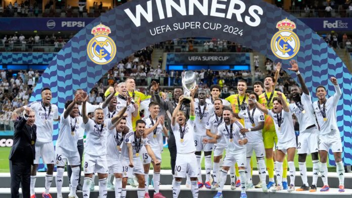 Real Madrid campeón de la supercopa de Europa 2024