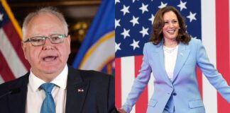 Tim Walz y Kamala Harris