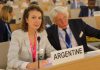 Canciller de Argentina Diana Mondino