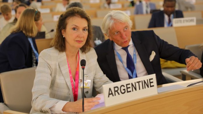 Canciller de Argentina Diana Mondino