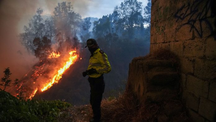 Incendios forestales n Ecuador