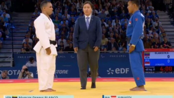 Marcos Blanco judoca venezolano en los Paralímpicos