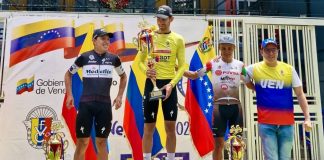 Podio de la Vuelta a Venezuela 2024