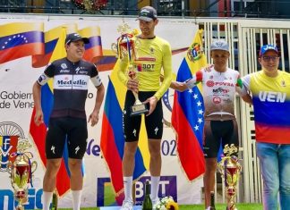 Podio de la Vuelta a Venezuela 2024