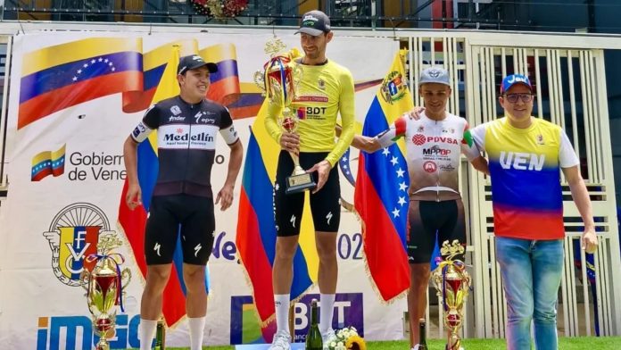 Podio de la Vuelta a Venezuela 2024