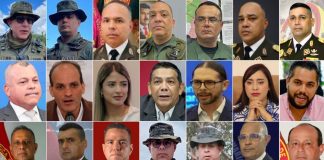 21 funcionarios venezolanos sancionados