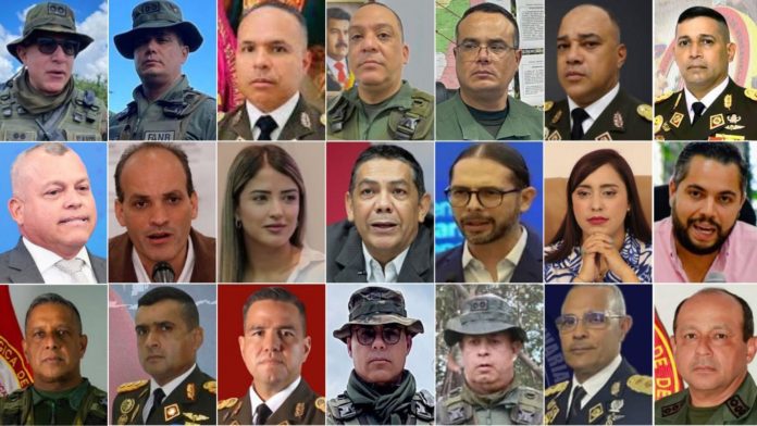 21 funcionarios venezolanos sancionados