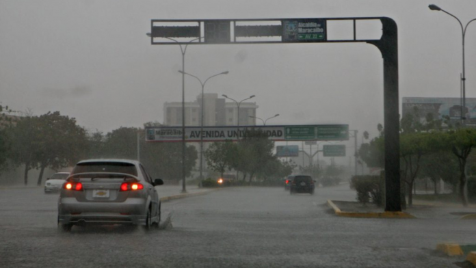 Fuertes lluvias en Maracaibo