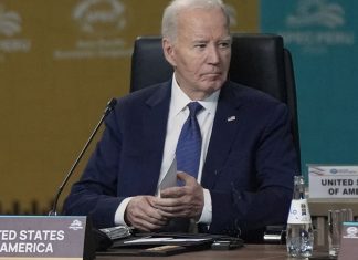 Joe Biden, presidente de Estados Unidos en la cumbre de Cooperación Económica Asia-Pacífico en Perú.