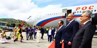 Viceprimer ministro ruso llega a Venezuela