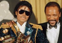 Quincy Jones con Michael Jackson