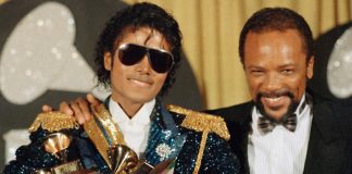 Quincy Jones con Michael Jackson