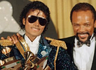 Quincy Jones con Michael Jackson