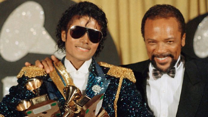 Quincy Jones con Michael Jackson