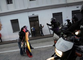 Protestas en Ecuador