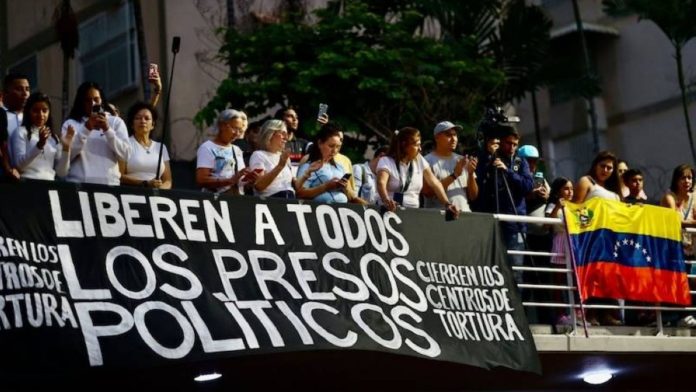 Protestas por excarcelación de presos políticos