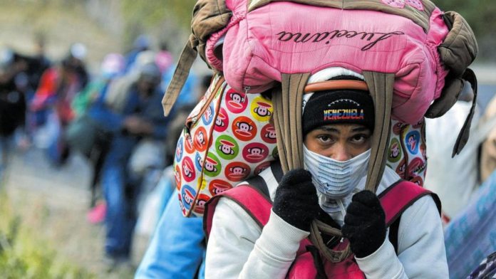 Migrantes venezolanos en Perú