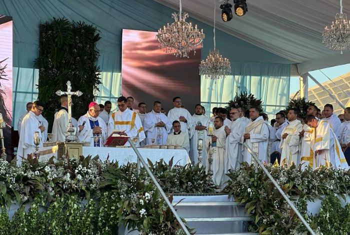 Misa de recibimiento de la Divina Pastora a la Catedral de Barquisimeto