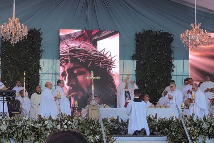 Misa de recibimiento de la Divina Pastora a la Catedral de Barquisimeto