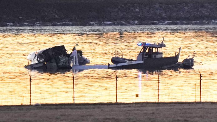 Accidente aéreo en Washington