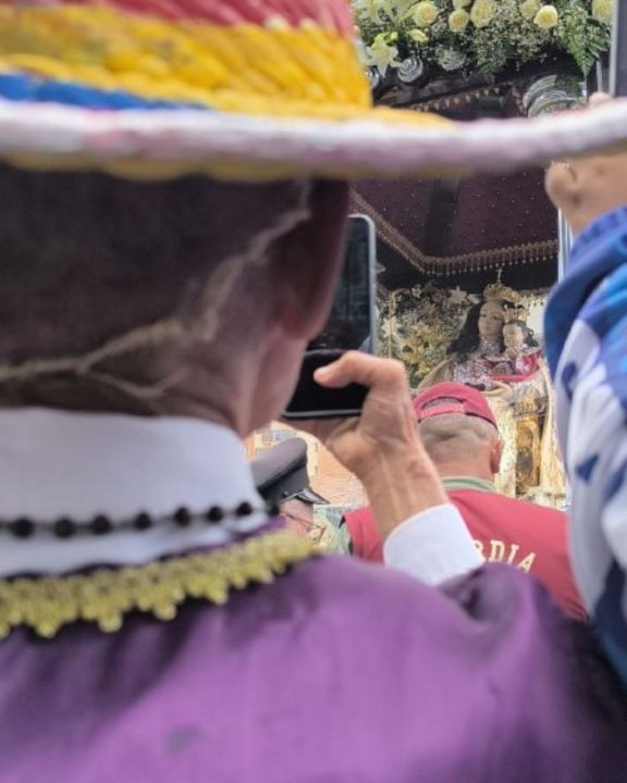 Feligreses en la veneración de la madre de los barquisimetanos