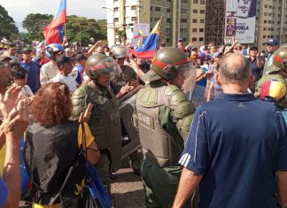 Concentraciones en Venezuela, fuerzas del estado se retiran en Táchira