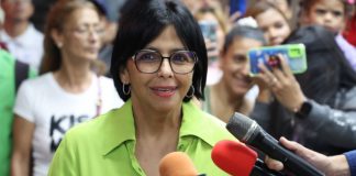 Delcy Rodríguez acusa a Guyana de robar recursos naturales de Venezuela