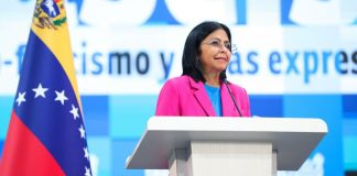 Delcy Rodríguez declara que "La tumba del fascismo en América Latina va a ser en Venezuela"