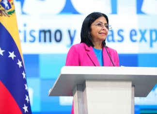 Delcy Rodríguez declara que "La tumba del fascismo en América Latina va a ser en Venezuela"