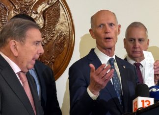 Senador de los Estados Unidos, Rick Scott, exigió la libertad de María Corina Machado