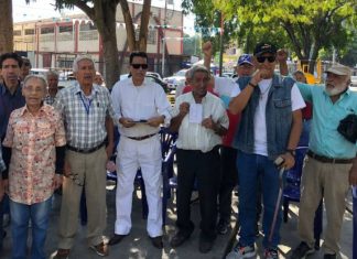 Comité de jubilados y pensionados alzan sus voces para exigir un aumento en el pago de pensiones