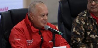 Diosdado Cabello en un acto que conmemora el 4F