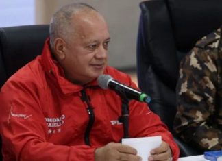 Diosdado Cabello en un acto que conmemora el 4F