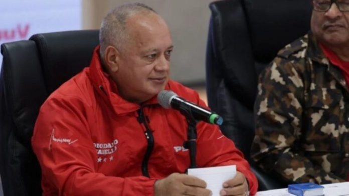 Diosdado Cabello en un acto que conmemora el 4F