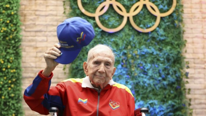 El primer atleta venezolano en competir en los juegos olímpicos celebra 100 años de vida