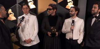 La banda caraqueña asistió, ganó y gustó en los Grammys