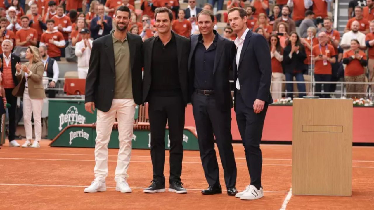 Novak Djokovic, Roger Federer, Rafael Nadal, Andy Murray; apodados el Big Four