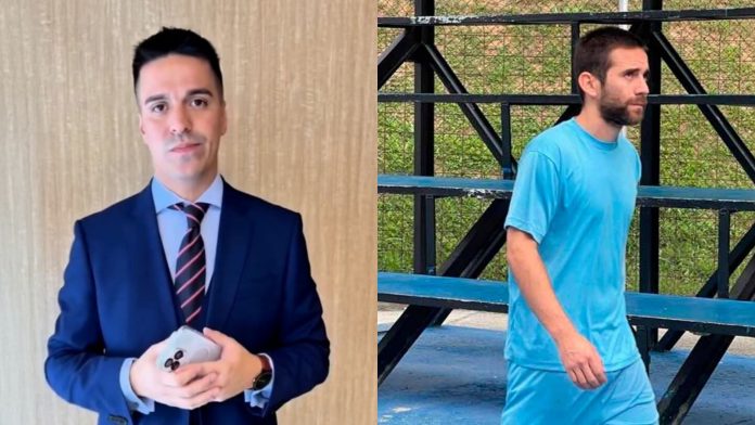 Pablo Carrasco, izquierda; Nahuel Gallo, derecha. Dos argentinos detenidos en Venezuela