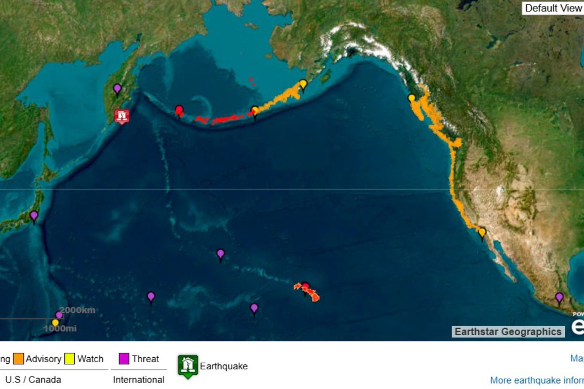 Fuerte terremoto de magnitud 6,2 impacta Kamchatka #30Jul